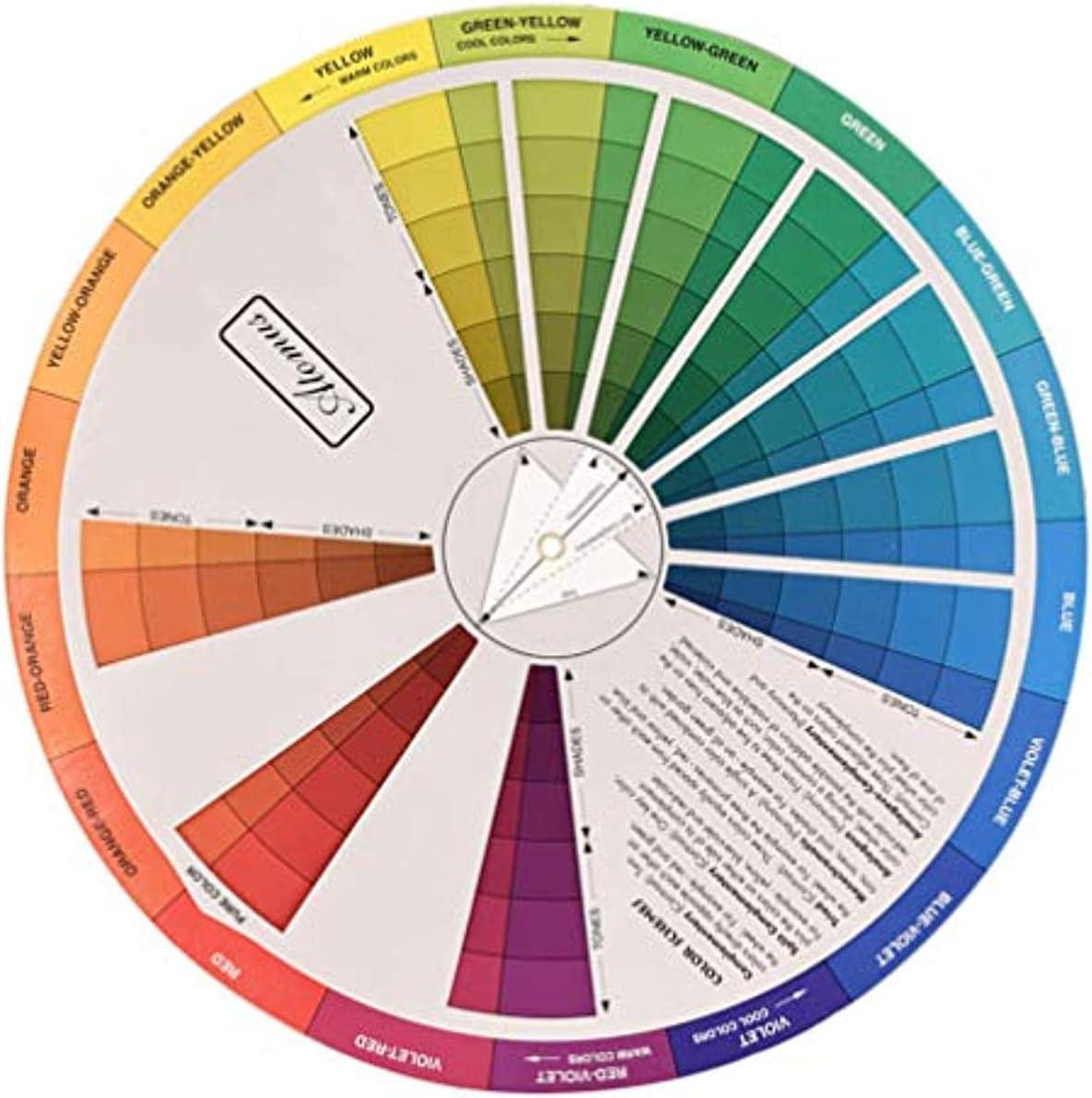 Color Wheel Mixing Guide,color Matching Color Wheel,color Learning ...