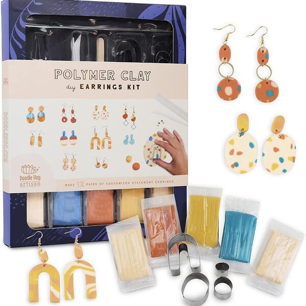 Polymer Clay Earring Kit Etsy