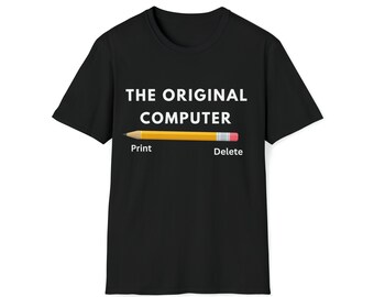 Das Original Computer witziges Geschenk Unisex Softstyle T-Shirt