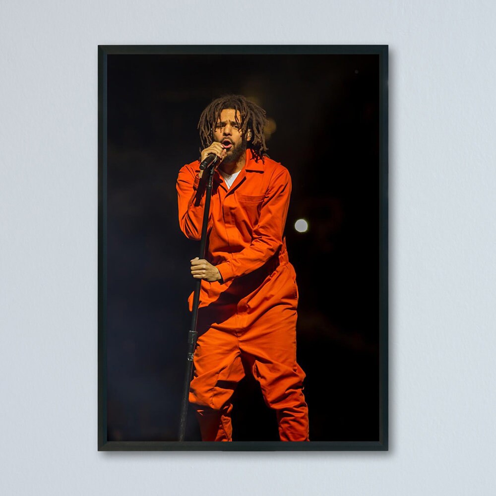 Discover J Cole Hip Hop Rapper Music Poster