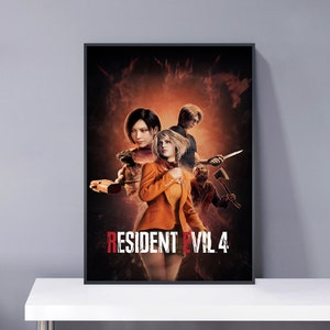 Quadro Pôster Filme Resident Evil 4 Recomeço 60x90