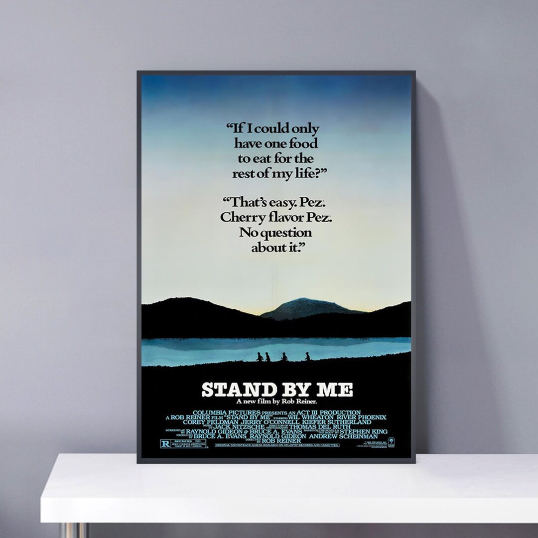 Stand by Me Quote Movie Poster PVC Package Waterproof Canvas Etsy