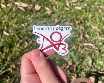 honorary degree in ao3 sticker