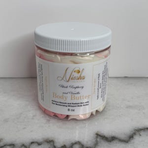 Black Raspberry & Vanilla Body Butter - Deep Hydration with a Sweet scent