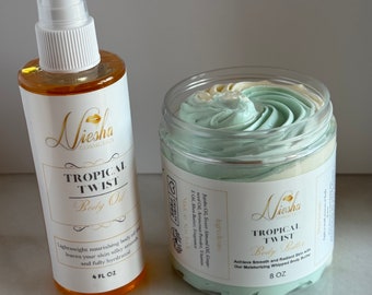 Paquete de manteca corporal Tropical Twist