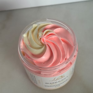 Strawberry Shortcake scented  Body Butter | Whipped Creamy Moisturizer | Sweet Dessert Scented Skincare