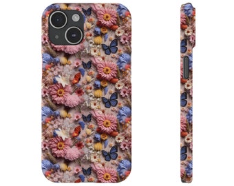 3D Daisy Flower Slim Phone Cases 06