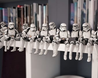 DIY Trooper lunch atop a shelf (StarWars)