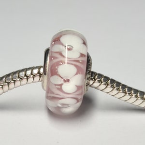 Pandora Pink Bloom Murano Glass Charm 791665