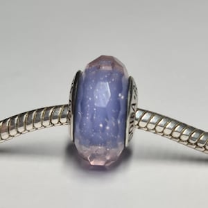 Pandora Purple Facetted Murano Glass Charm 791651
