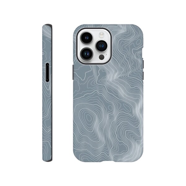 Topo Map Phone Etsy