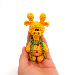 Joe giraffe  - Crochet miniature pattern - Giraffe amigurumi pattern -  Cute animal pattern - Easy crochet pattern - Teddy Giraffe pattern