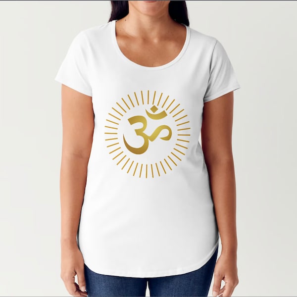 OM Logo Digital T-Shirt Print | Spiritual Graphic Tee | Yoga & Meditation Apparel | spiritual gifts | instant download