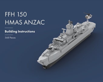LEGO HMAS Anzac Frigate Instructions