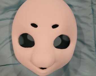 Round face furry kigurumi mask STL FILE ONLY