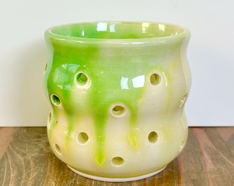 Ceramic luminary candle holder