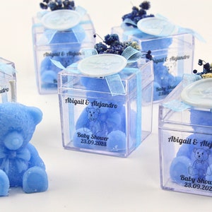 Candela personalizzata a forma di orsetto, candela per baby shower, regalo di candela a forma di orso colorato, candela carina, candela per il compleanno del bambino, regalo per la festa nuziale