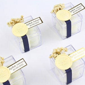 Personalized Bubble Candle Favors: Wedding, Shower, Birthday Gift