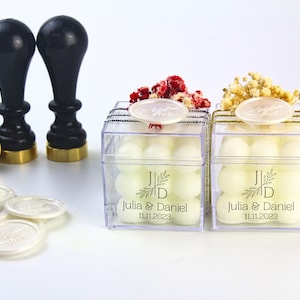 Mini candele profumate a bolle con fiori secchi sfusi, bomboniere personalizzate per ospiti, regali per baby shower, bomboniere per addio al nubilato