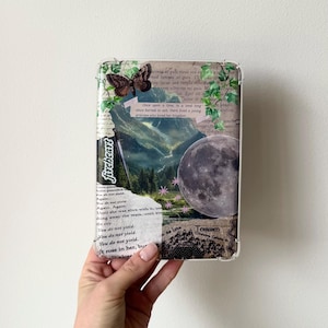 Romantasy Kindle Insert: Pine & Snow Bookish Design (Digital Download