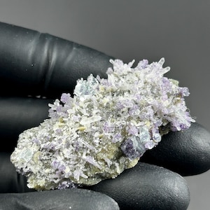 Rare Formation Quartz with Fluorite, Yindu Mine Inner Mongolia, Quartz Cluster with Fluorite Cubes