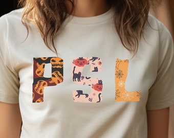 Camiseta de Halloween, camiseta de otoño, divertida camiseta de Halloween, regalo de Halloween, camiseta de fantasmas, camiseta de Halloween para mujer, temporada espeluznante, camiseta vintage, equipo de abucheos, retro