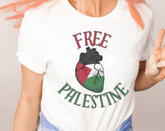 PALESTINA LIBRE, Gaza libre, camiseta Palestina, camiseta Gaza, camiseta Derechos humanos, Palestina, camiseta Activista