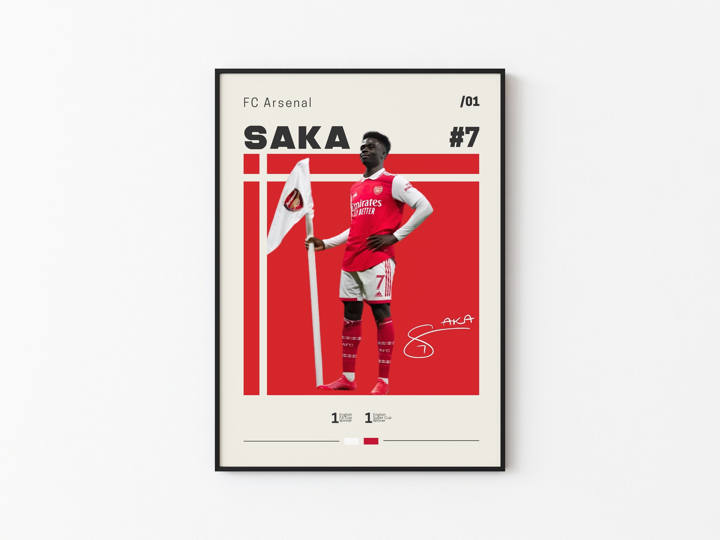 Bukayo Saka Arsenal FC Christmas Ornament/soccerstarz Mini 