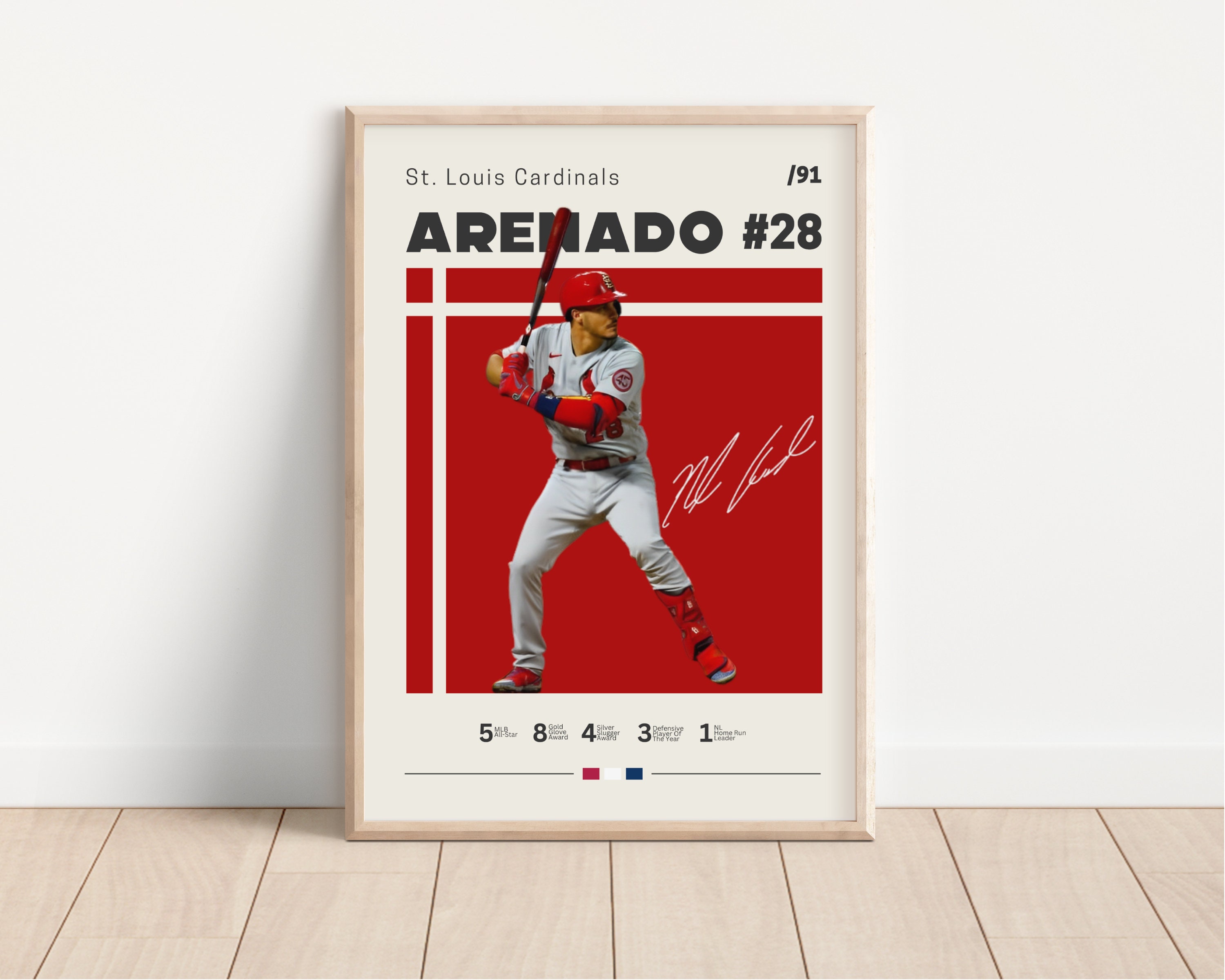 FREE shipping Nolan Arenado Number 28 St. Louis Cardinals MLB