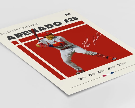 Nolan Arenado Poster St. Louis Cardinals Baseball Print 