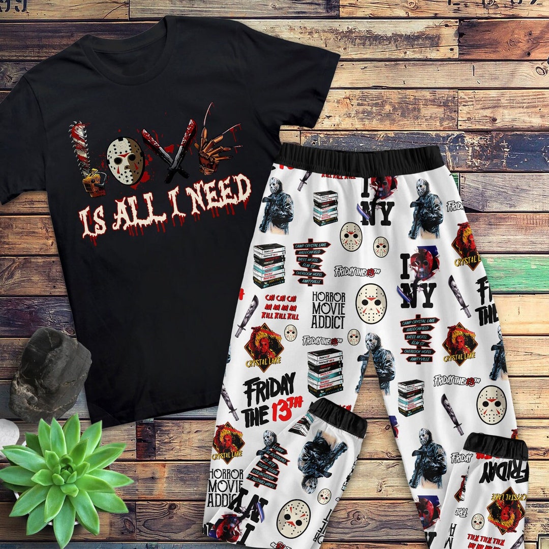 Jason Voorhees is All I Need Pajamas Set Jason Voorhees - Etsy