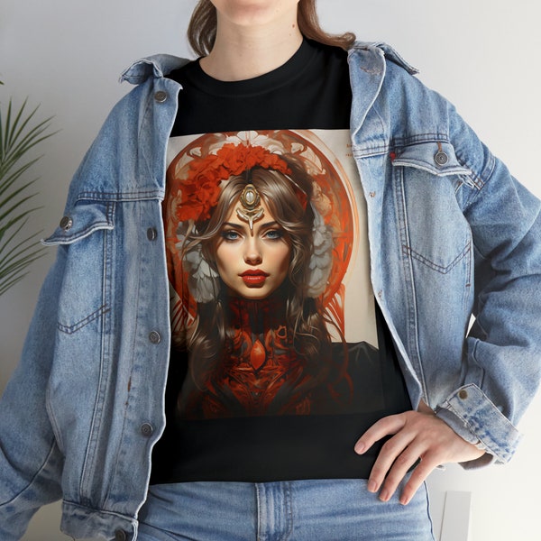 Steampunk Minerva/Roman Goddess of Wisdom and Justice Minerva/Roman Goddess Graphic Tee/Roman Pantheon/Roman Mythology Graphic Tshirt