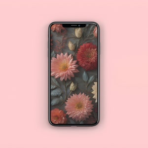 floral phone wallpapers, ios wallpaper, android wallpaper, floral background for iphone and android,