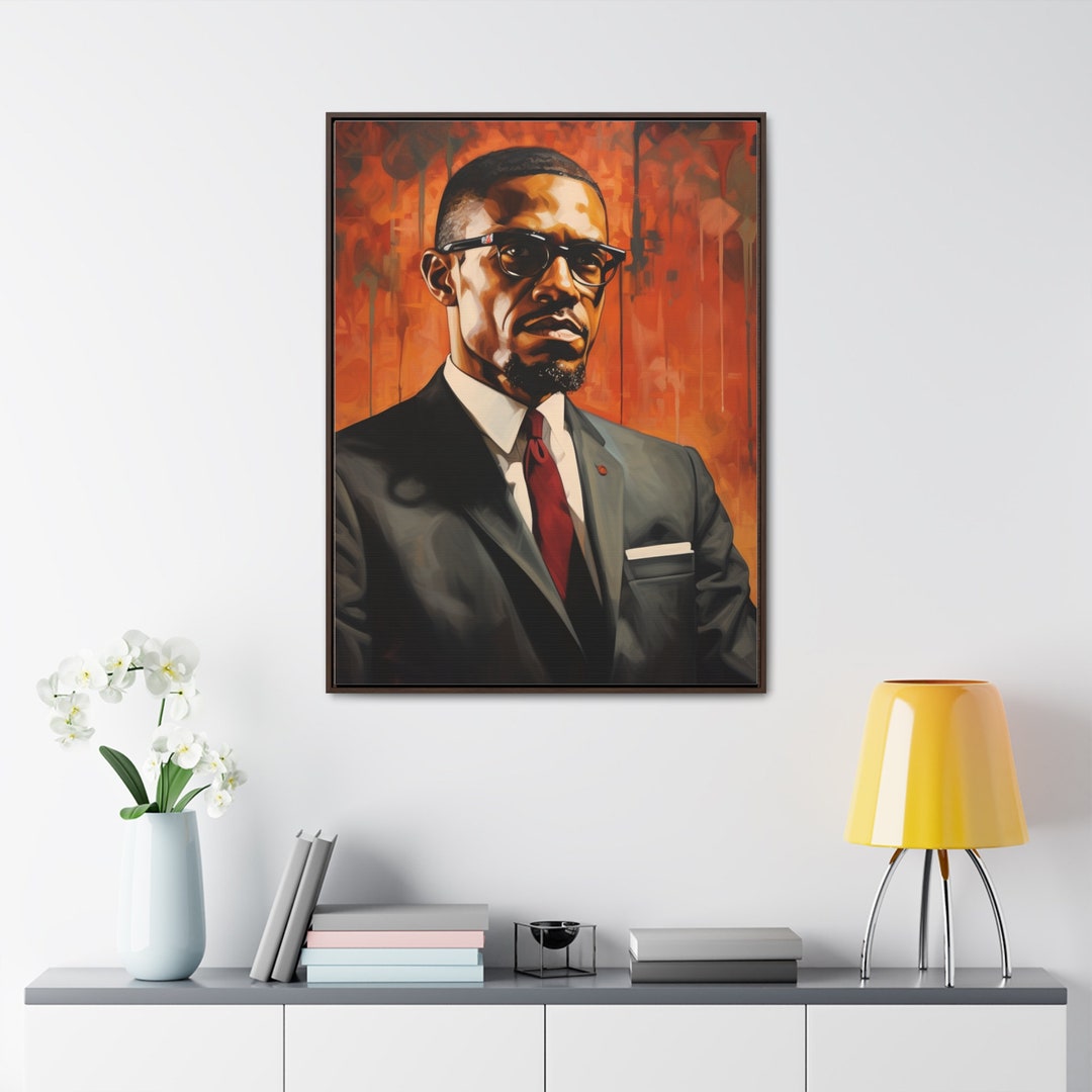 4 X Malcolm X Wall Art Malcolm X Design Wall Art PNG Etsy