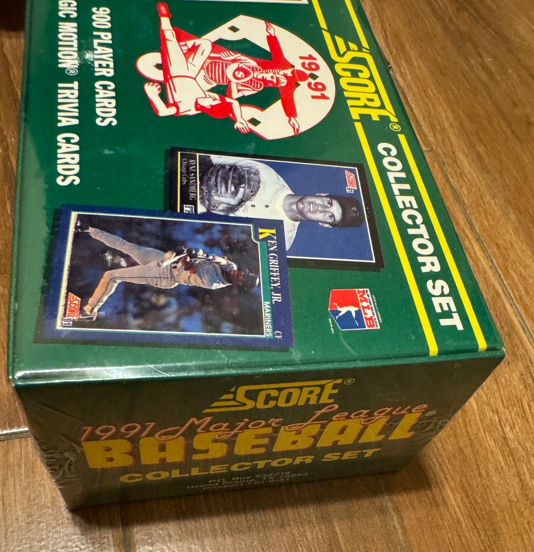 1991 Score Baseball Cards Collector Set Sealed Etsy