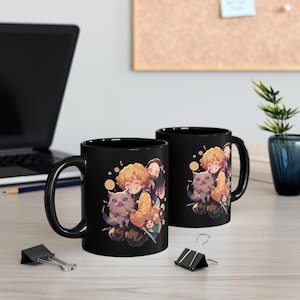 Anime Mug, Cute Demon Slayer Coffee Cup, Manga Tea Mug, Otaku Gift, Anime Lover&#39;s Gift, Japanese Anime Mug