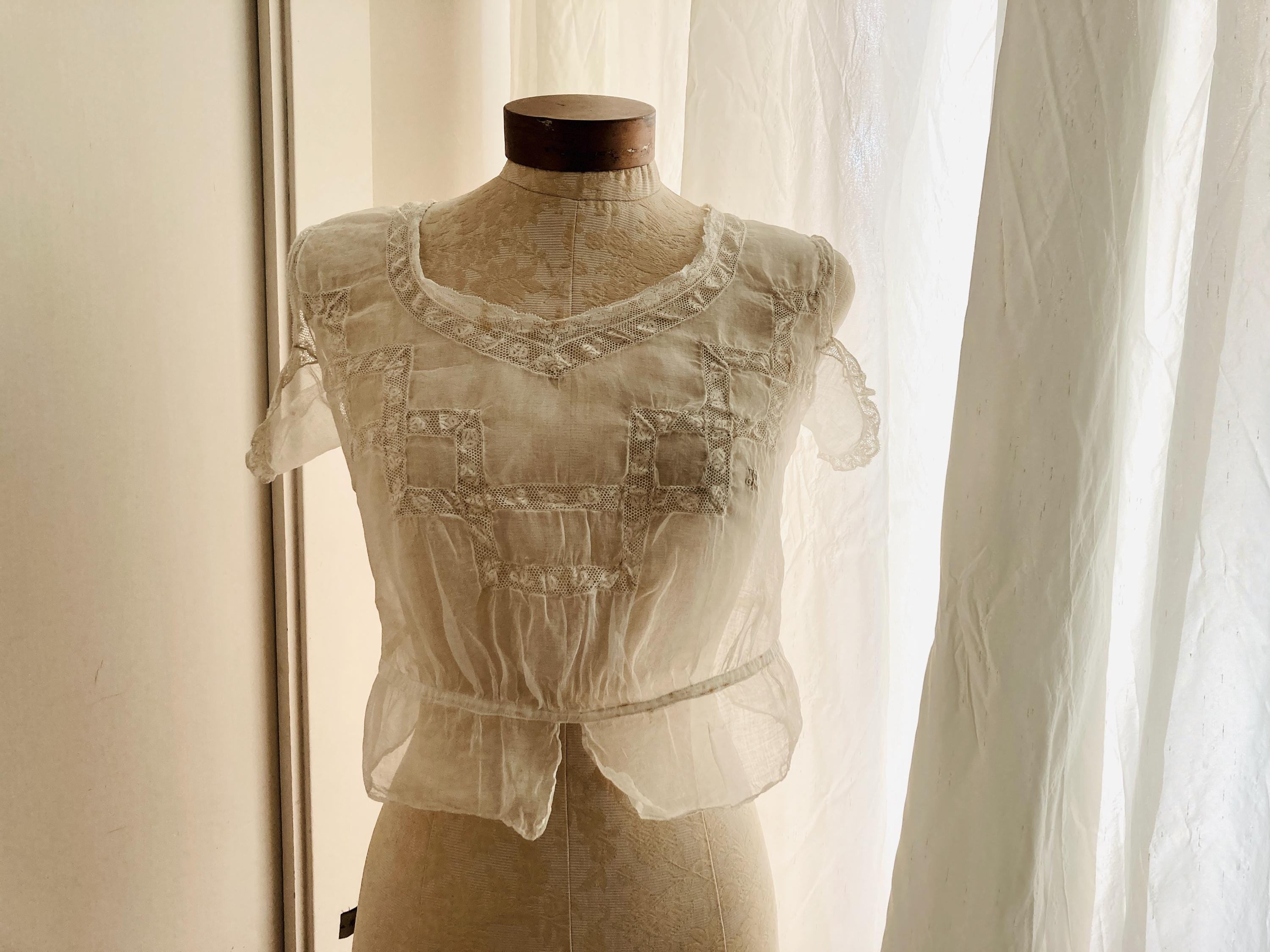 Antique French Corset Cover - Etsy