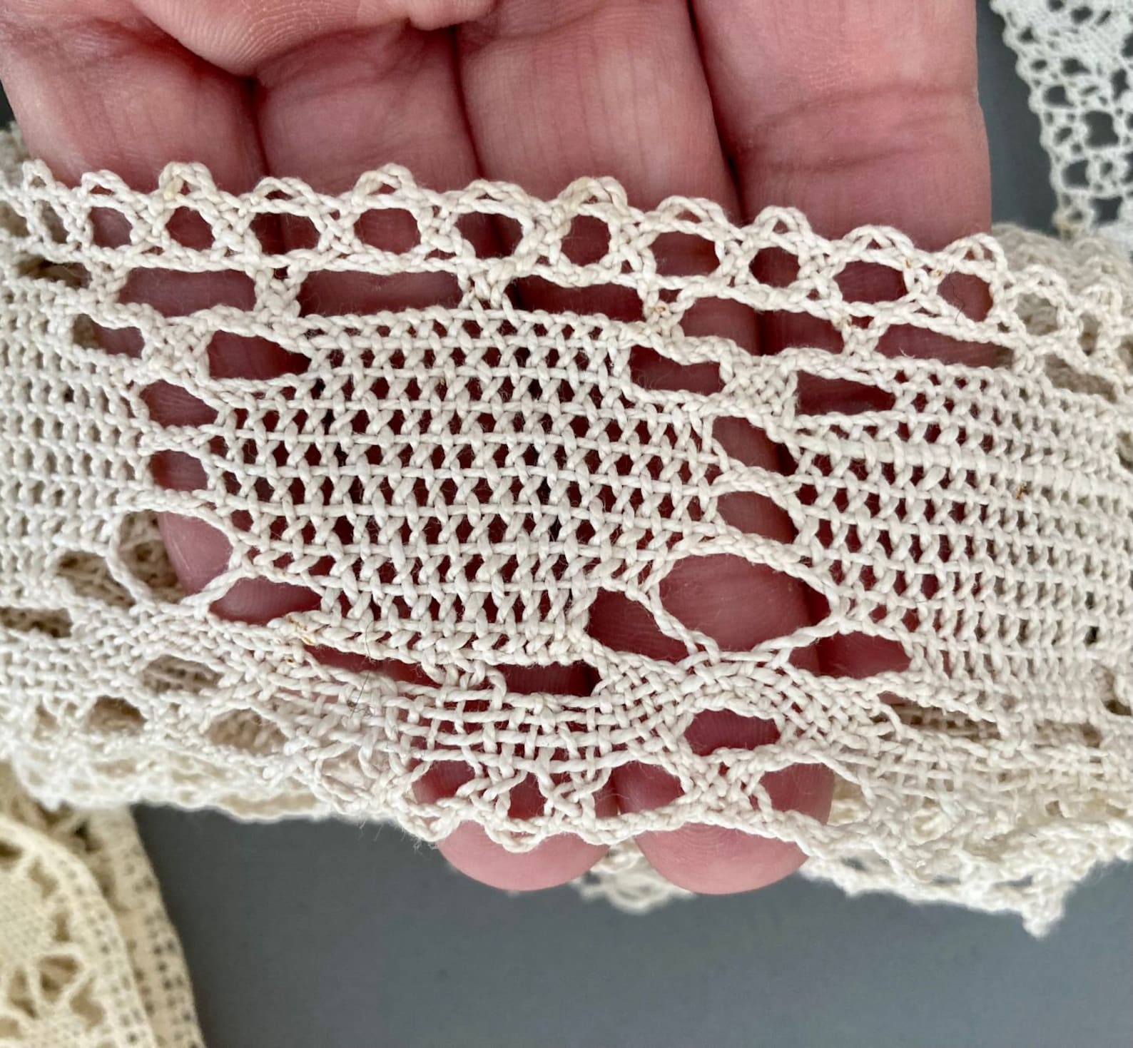 Antique Bobbin Lace Set. Handmade Bobbin Lace Pack for Junk Journal ...
