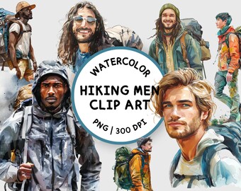 Wandern Mann Clipart, Wandern Clipart, Mann Wandern PNG