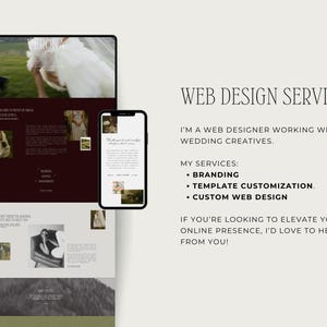 Sitio web Showit para fotógrafos, plantilla de sitio web Showit para fotógrafos de bodas, sitio web de fotógrafo Showit, sitio web de fotógrafo imagen 8