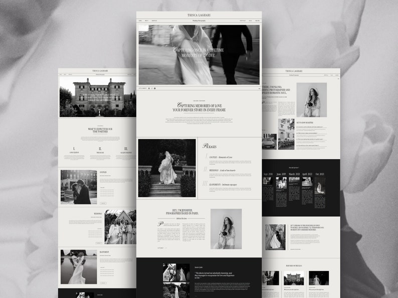 Bundle-Angebot, Showit Website-Vorlagen für Fotografen, Passender Preisführer, Kundenbuch, Instagram-Vorlagen, Social-Media-Bundle Bild 3