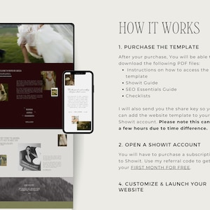 Sitio web Showit para fotógrafos, plantilla de sitio web Showit para fotógrafos de bodas, sitio web de fotógrafo Showit, sitio web de fotógrafo imagen 5