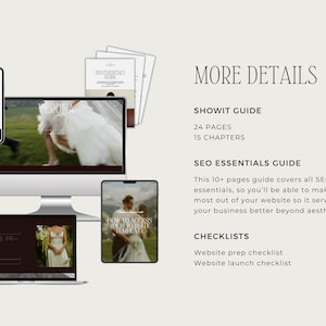 Sitio web Showit para fotógrafos, plantilla de sitio web Showit para fotógrafos de bodas, sitio web de fotógrafo Showit, sitio web de fotógrafo imagen 4