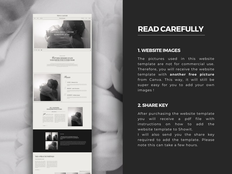 Bundle-Angebot, Showit Website-Vorlagen für Fotografen, Passender Preisführer, Kundenbuch, Instagram-Vorlagen, Social-Media-Bundle Bild 4