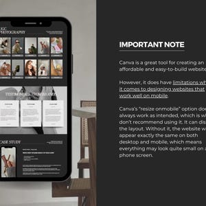 UGC Website Template, Ugc Portfolio Template, Ugc Canva Template, Ugc Website Canva, Canva Website Template for Ugc Creator, Ugc Template image 6