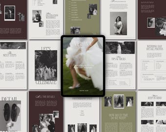 Wedding Photography Guide, Wedding Guide for Photographers, Wedding Photography Client Welcome Packet, Client Guide, Wedding Welcome Guide