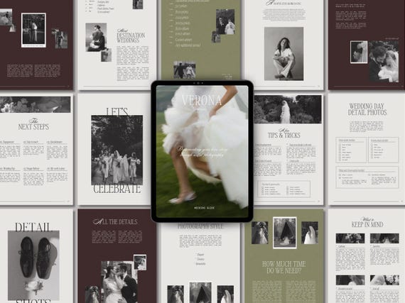 Wedding Photography Guide, Wedding Guide for Photographers, Wedding Photography Client Welcome Packet, Client Guide, Wedding Welcome Guide