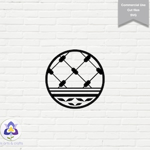 Palestinian Keffiyeh SVG, T-shirt Design, Round Coaster, Cricut File, one color simple, Vector File, Instant Download, فلسطين, SVG, كوفية