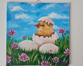 Acrylic Painting, Easter, Spring, Acrylmalerei, Ostern, Frühling