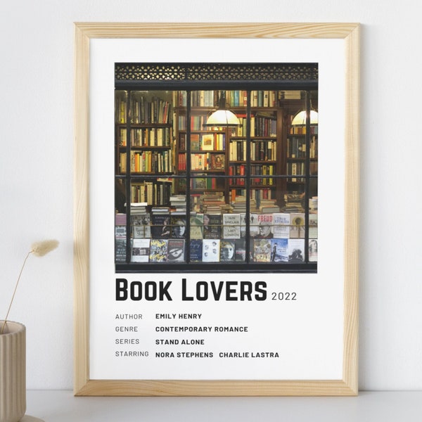 Polaroid Style Book Poster | Book Lovers | minimalist book poster | Bookish Gift | BookTok romance lover | Instant Download